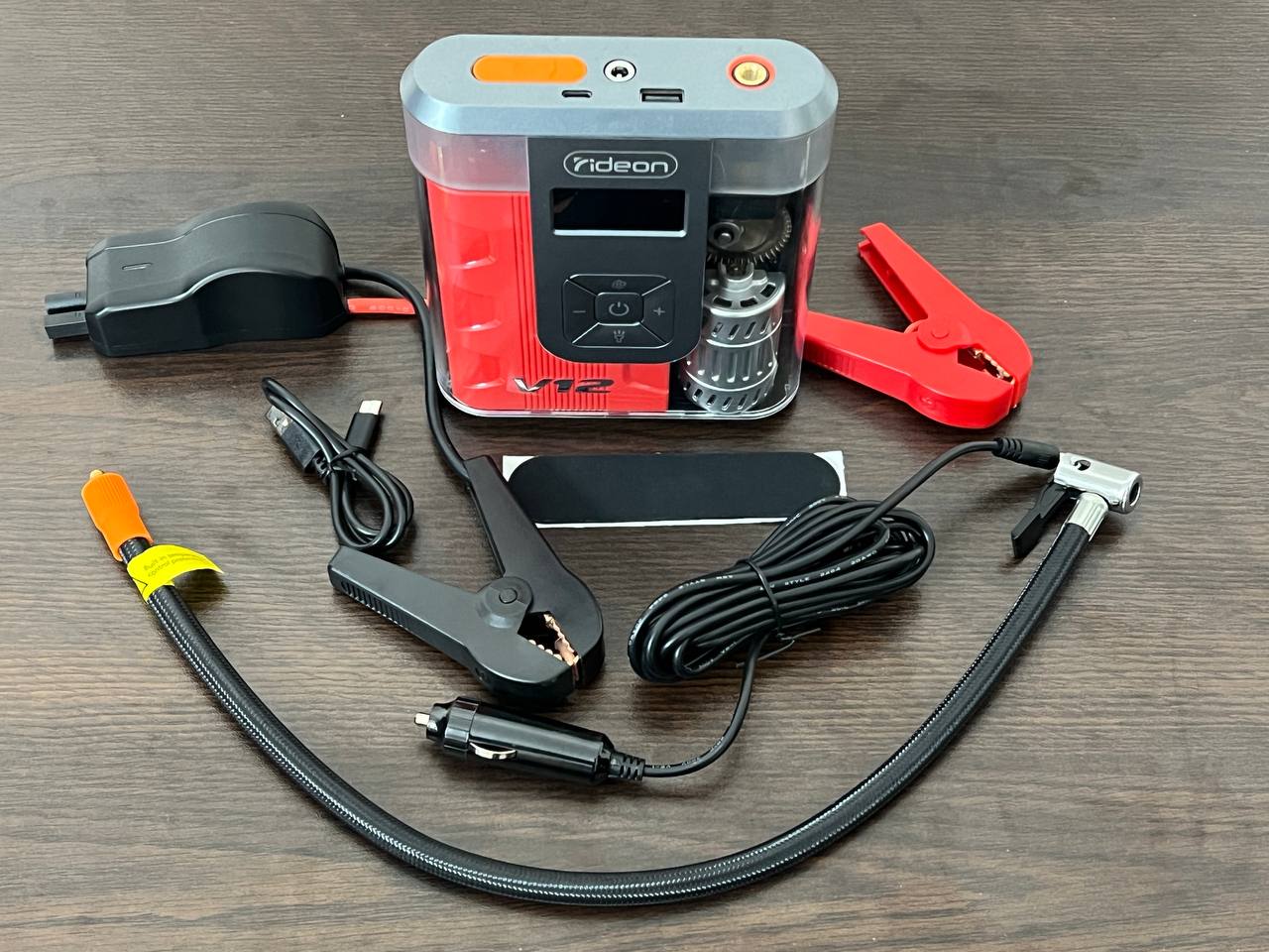 Tire inflator + Jump Starter Combo Device — থাম্বনেইল